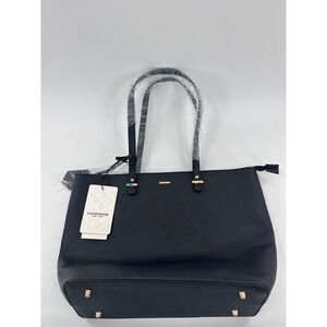 LOVEVOOK Black Tote Bag Womens Large Shoulder Handbag Work Travel NWT